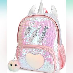 Mibasies Sequin Unicorn Backpack